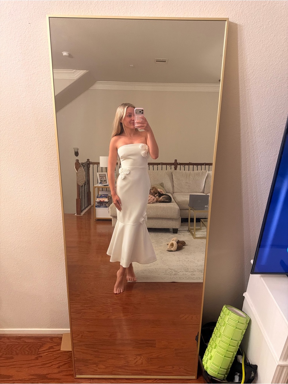 LIKELY Ilene Dress in White - Picture 3 of 3